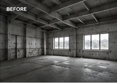 Raw shell space before EMEC's laboratory fit-out